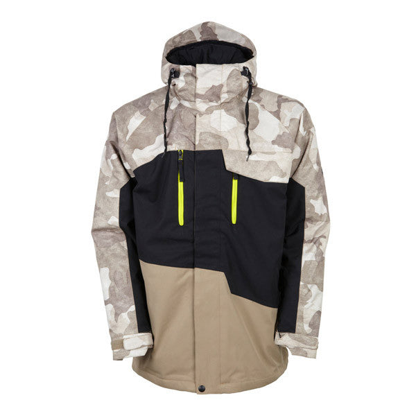 686 AUTHENTIC GEO MEN'S SNOWBOARD JACKET KHAKI CAMO - 2017