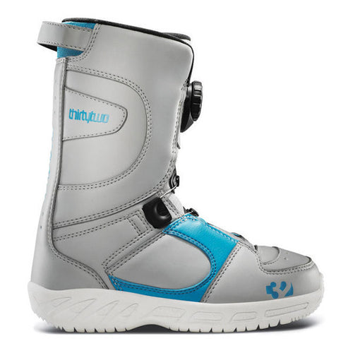 32 THIRTYTWO BOA KIDS SNOWBOARD BOOTS 2013 IN GREY