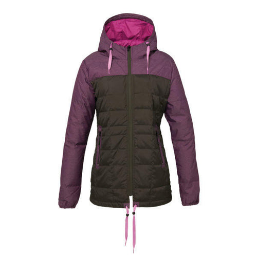 686 AIR FLIGHT DOWN PARKA WOMEN'S SNOWBOARD JACKET COFFEE MEDIUM